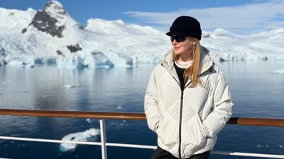 Поїхала на край світу після гучного розлучення: Ніколь Кідман із доньками в Антарктиді - фото