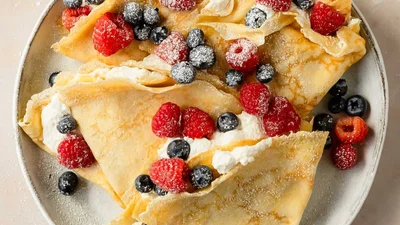 Простіше не буває: млинці без яєць, які виходять з першого разу