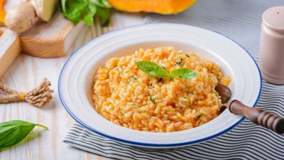 Кремовое даже без сливок: как приготовить нежное ризотто с тыквой