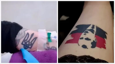 Популярна в Росії співачка зробила тату з Бандерою та гербом України: фото і як вона це пояснила