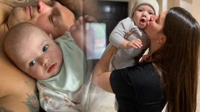 Объятия папы-чемпиона и поцелуи мамы: дочь Усиков празднует 2 года - сладкие фото маленькой крохи