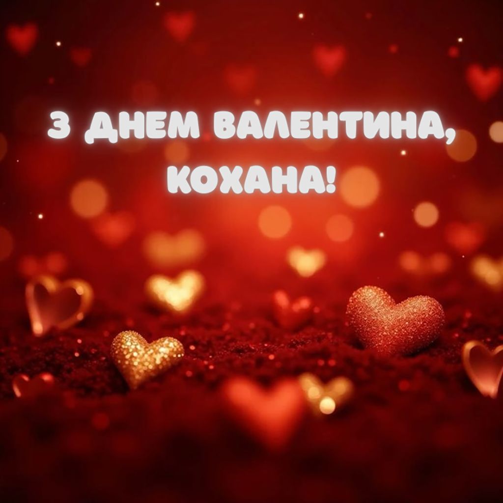 Идеальные поздравления с Днем Валентина 2026 для жены: открытки и стихи на украинском языке - фото 824243