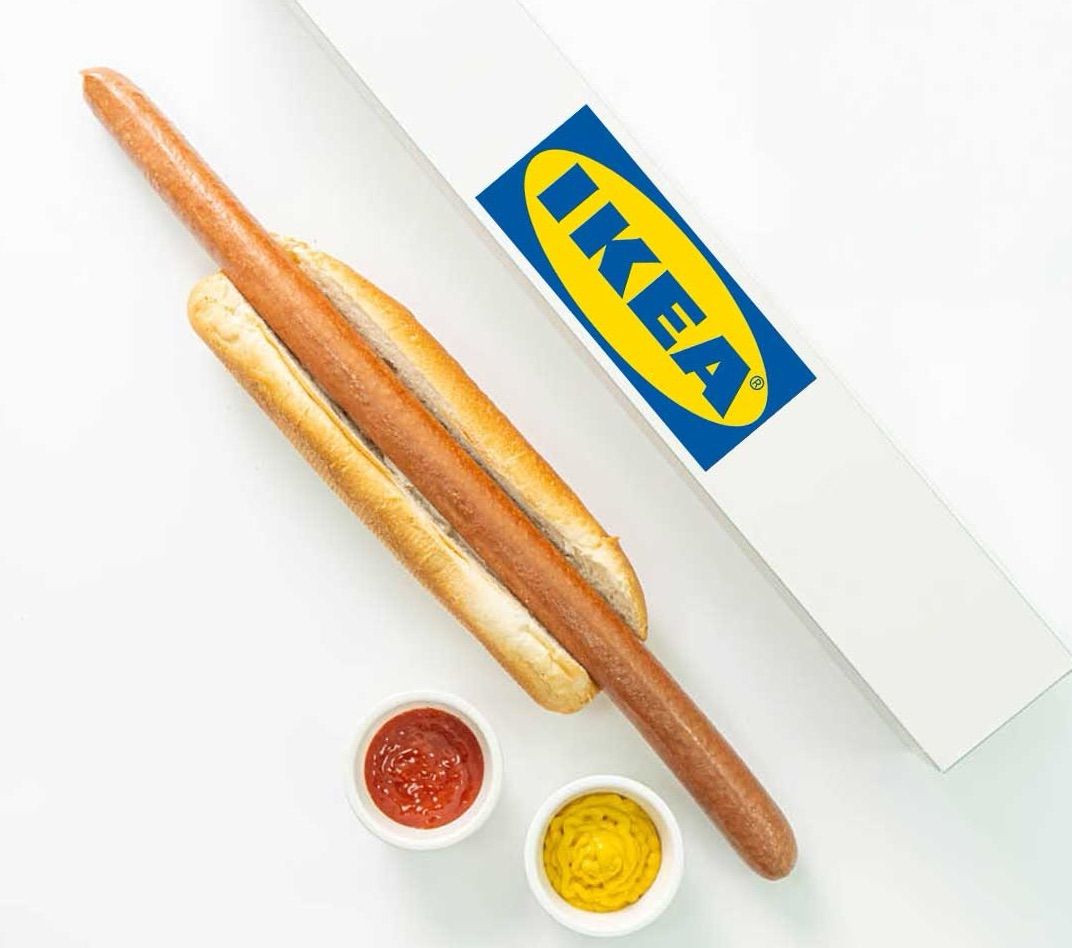 50‑сантиметровий хот-дог від IKEA - 825056 50‑сантиметровий хот-дог від IKEA - фото 825056
