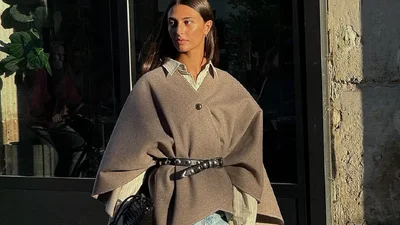 Один простой прием с поясом, чтобы пальто стало модным весной 2026 года