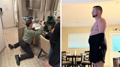 Кумедні моменти, коли жінки спіймали своїх чоловіків у дуже дивних позах