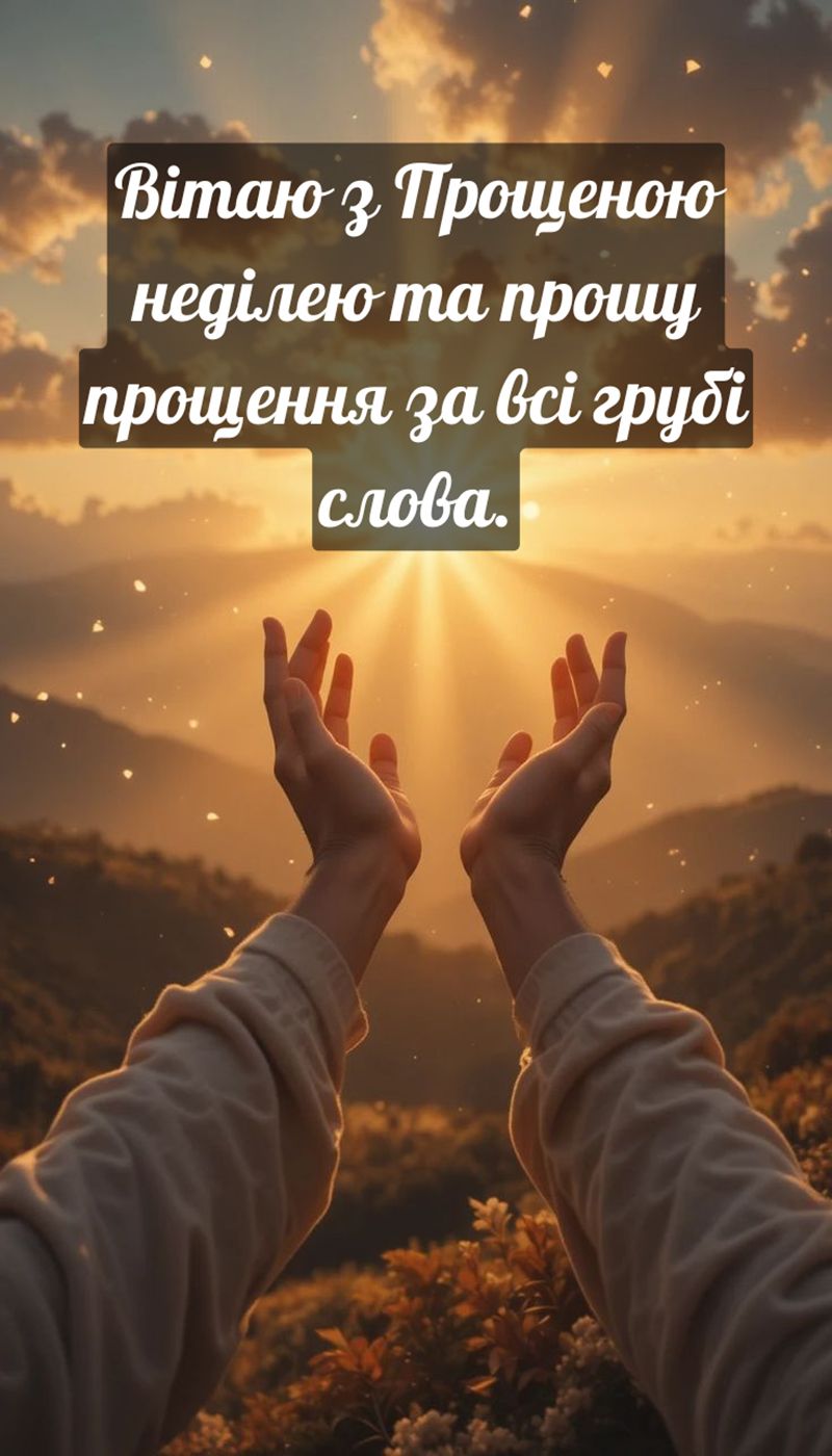 картинки з Прощеною неділею українською - 830013 картинки з Прощеною неділею українською - фото 830013