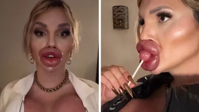 Инфлюенсерка потратила сотни тысяч долларов на самые большие губы мира - и выглядит это шокирующе