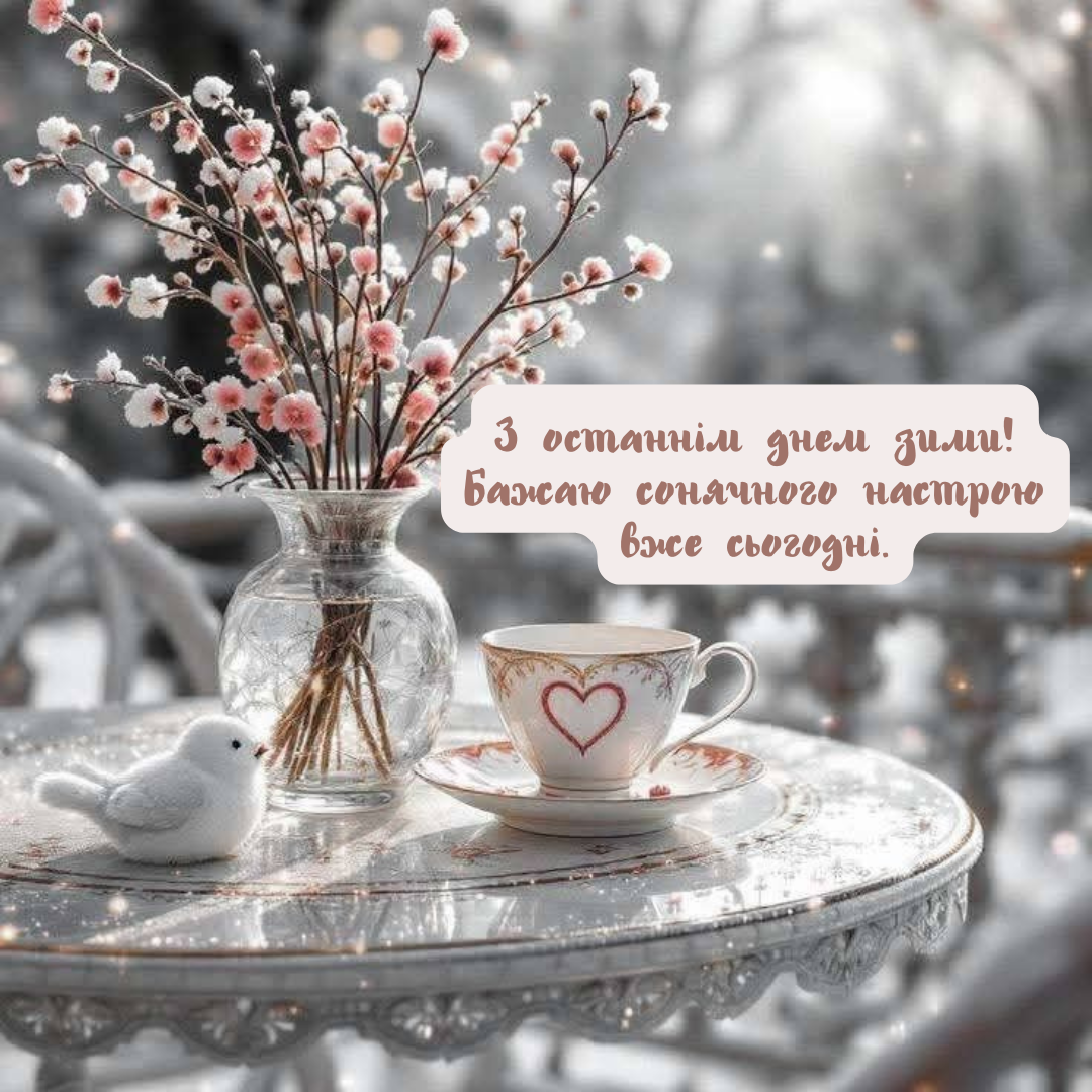 листівки з останнім днем зими 2026 - 832966 листівки з останнім днем зими 2026 - фото 832966
