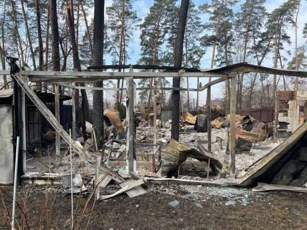 Будинок Валерія Харчишина у Гостомелі знищили росіяни - фото 833716