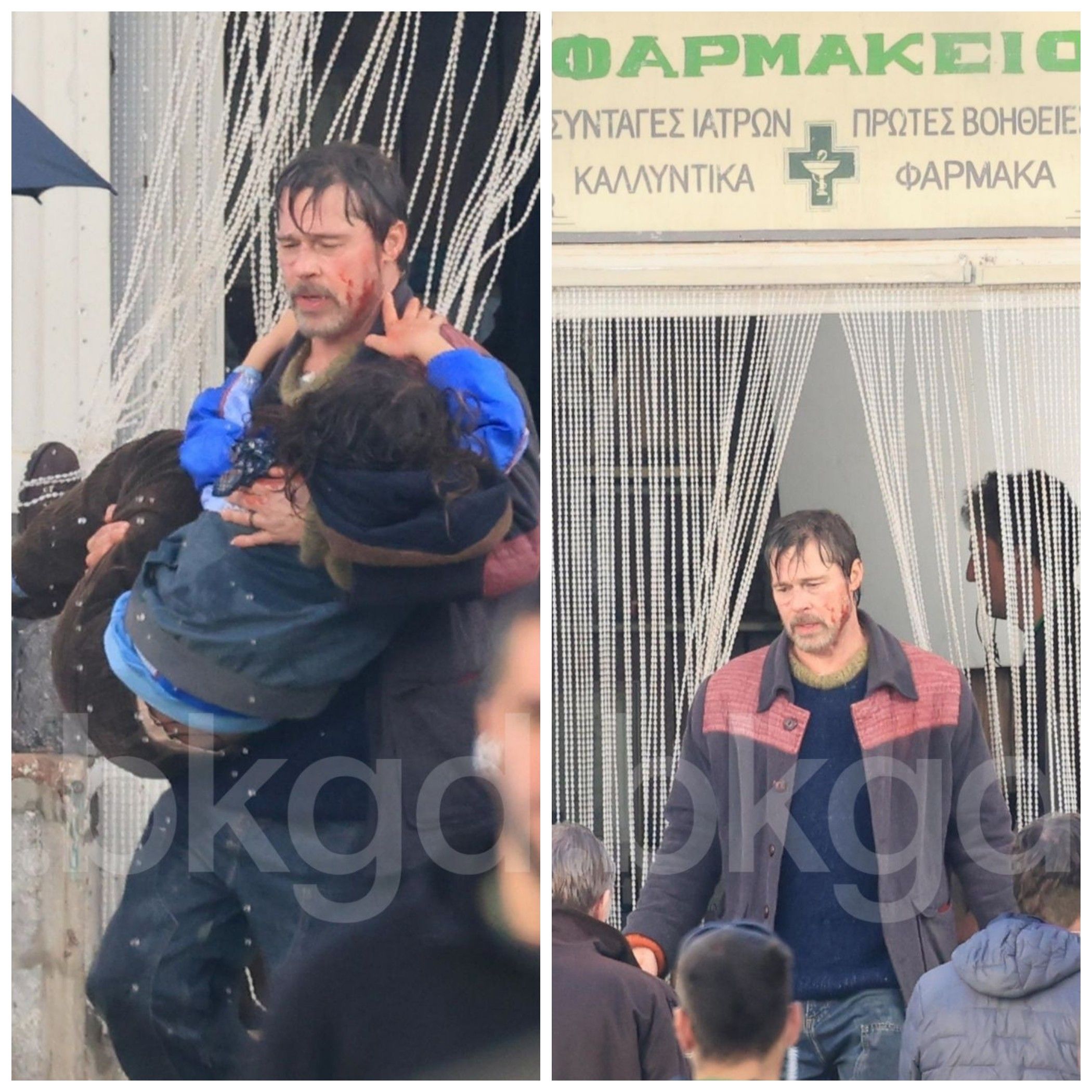 Брэд Питт весь в крови выносил ребенка из аптеки – что случилось с голливудским актером - 834329 Брэд Питт весь в крови выносил ребенка из аптеки – что случилось с голливудским актером - фото 834329