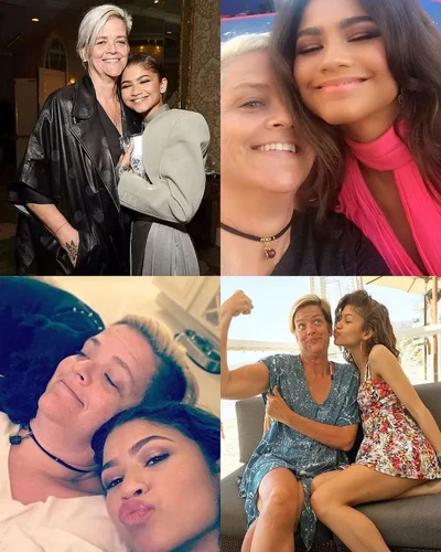 Зендея зі своєю мамою  - фото 837151