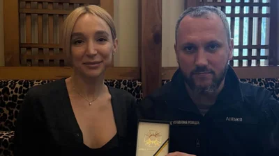 Елена Мандзюк получила награду спецподразделения ГУР