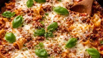 Лазанья на сковорідці – швидка й дуже соковита