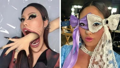 Очам не віриться: 20 вражаючих оптичних ілюзій, створених лише за допомогою макіяжу