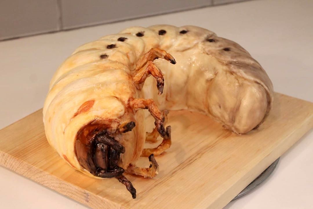 Реалистичные торты с пауками, личинками и змеями - десерты, которые точно не захочется на день рождения - фото 840614