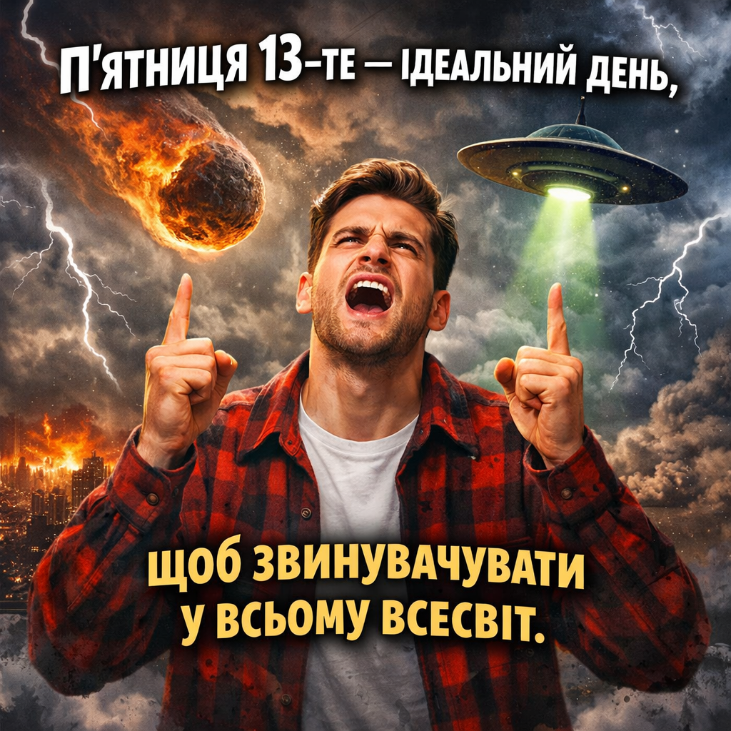 Пятница 13: веселые мемы, которые заставят тебя забыть о страхе и посмеяться от души - фото 841657