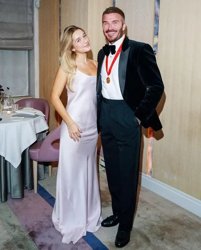 Девід Бекхем з донькою Гарпер - фото 842068