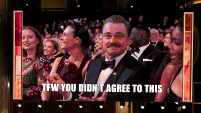 Король здесь, крошка: Леонардо Ди Каприо с усами в очередной раз стал мемом на Оскаре