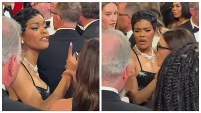 Теяна Тейлор зчепилась з охоронцем - фото 842553