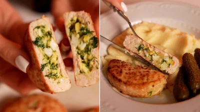 Соковиті курячі котлети з секретною начинкою: рецепт, який готуватимеш нон-стоп