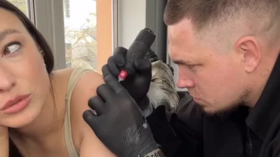 Настя Половинкіна набила тату з Тарасом Цимбалюком: фото