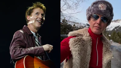 Скандал навколо Джеймса Бланта: співак засвітився у шапці з російським гербом