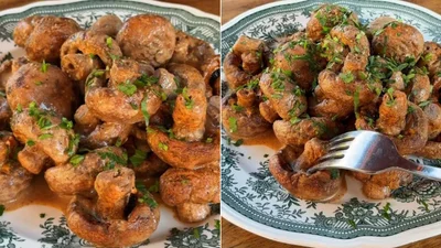 Ніжні печериці в йогуртовому соусі: соковитий рецепт для весняних пікніків