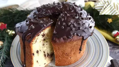 Паска з шоколадною глазур’ю – ароматна великодня випічка, яка вражає смаком