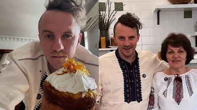 Євген Клопотенко поділився рідкісним відео з мамою та навчив її готувати неординарні паски - рецепт