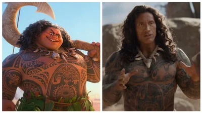 Дуэйн Джонсон в 7-килограммовом парике взорвал сеть – ты смотри, какие завитки и кудри