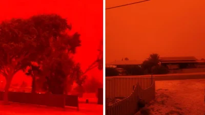 Наче кадри з фільму жахів: "криваве небо" налякало жителів австралійського містечка