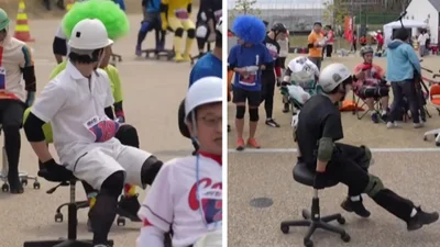 У Японії влаштовують перегони на офісних кріслах, а приз тебе точно здивує