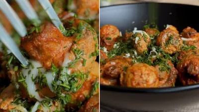 Нежные, сочные и без лишнего жира: запеченные шампиньоны в йогурте