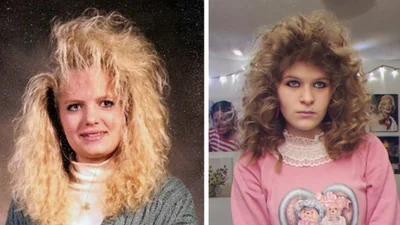 Смішні і дуже об'ємні зачіски з 80-90х, які були гордістю наших мам та бабусь
