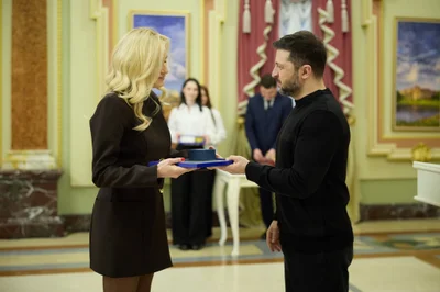 Ірина Федишин і Володимир Зеленський - фото 850746