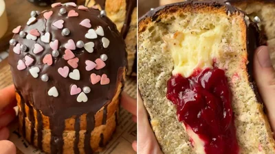 Ідеальна паска на Великдень: мак, вишні й вершковий крем