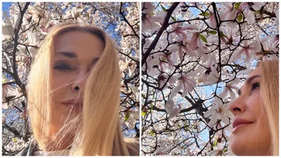 Ольга Сумська пішла на побачення з Віталієм Борисюком до магнолій: чуттєві фото