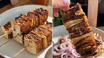 Шашлык в лаваше: сочно, быстро и невероятно вкусно