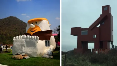 20 дивакуватих будинків, до дизайну яких є питання