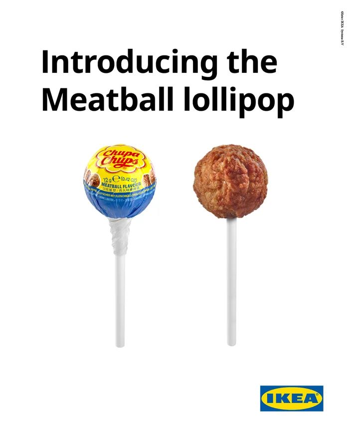 IKEA и Chupa Chups создали леденец со вкусом шведских фрикаделек - 855777 IKEA и Chupa Chups создали леденец со вкусом шведских фрикаделек - фото 855777