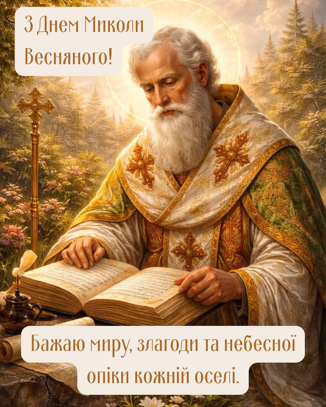 Светлые поздравления с Днем Николая Весеннего 2026 и картинки - 856629 Светлые поздравления с Днем Николая Весеннего 2026 и картинки - фото 856629