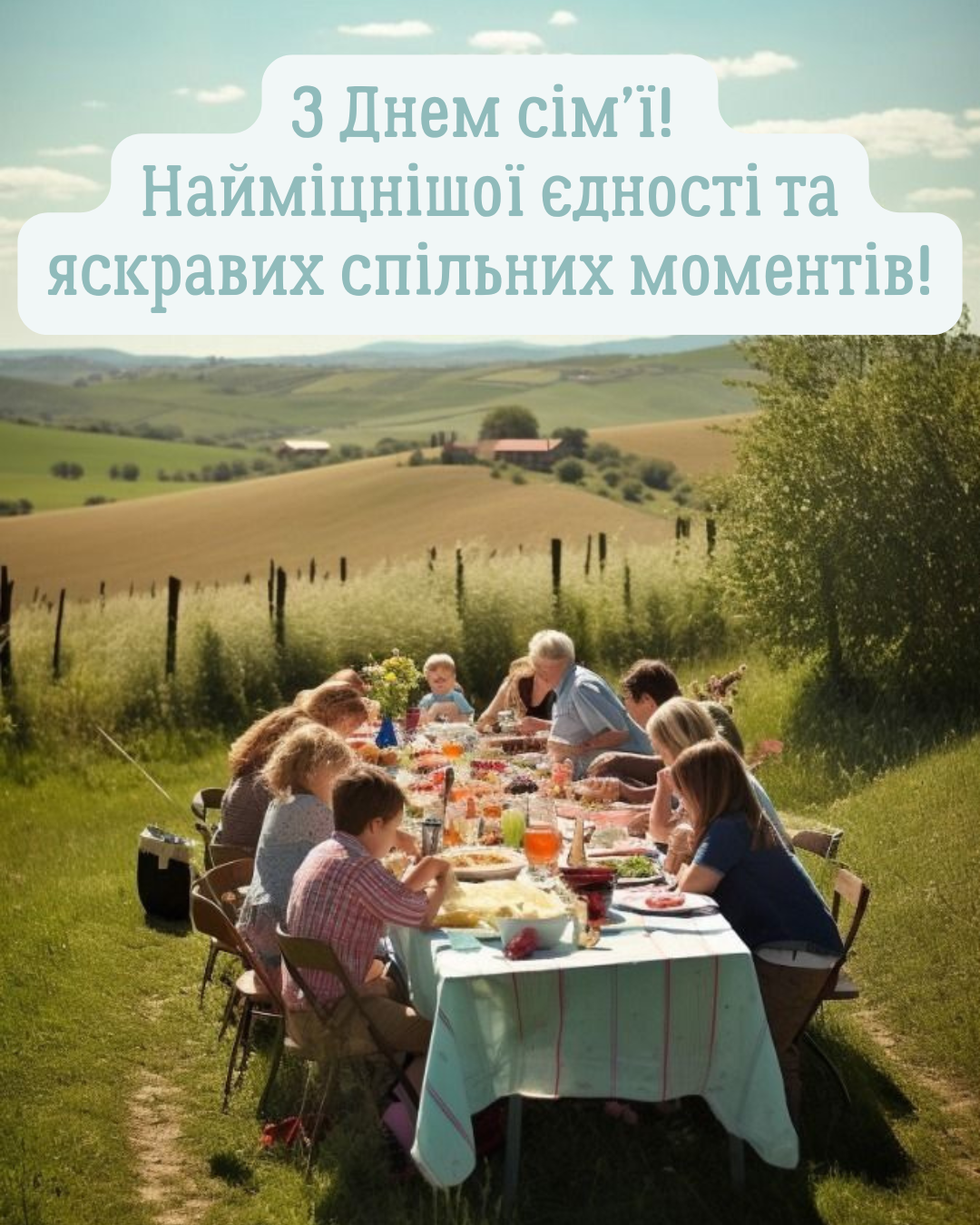 листівки з Днем сім’ї 2026 - 857575 листівки з Днем сім’ї 2026 - фото 857575