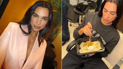 Дуа Ліпа посмакувала вареничками в Варшаві