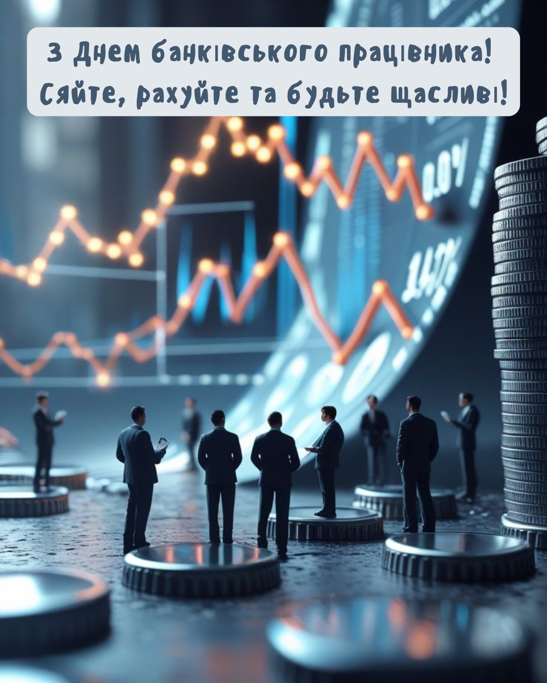 С Днем банковского работника: красивые поздравления и картинки, которые порадуют повелителей денег - фото 861394