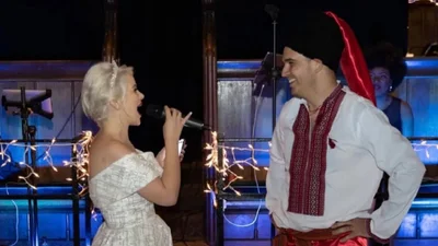 Не відходить ні на крок: Міка Ньютон привезла чоловіка-американця у Київ – фото