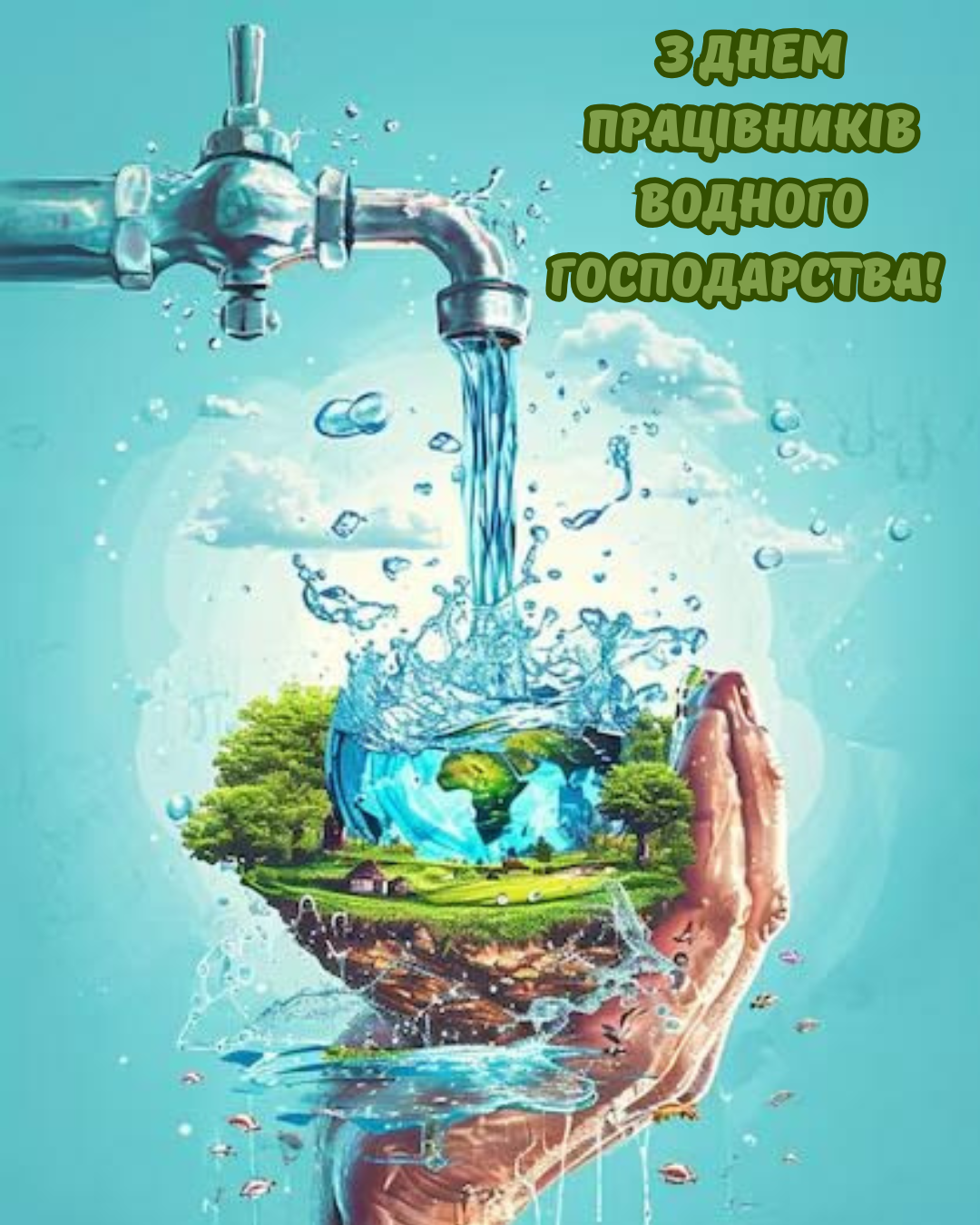 Современные поздравления с Днем работников водного хозяйства и стильные открытки - 872335 Современные поздравления с Днем работников водного хозяйства и стильные открытки - фото 872335