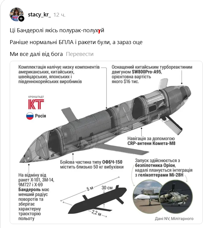 Реакція мережі на дрони 'Бандероль' - фото 876264