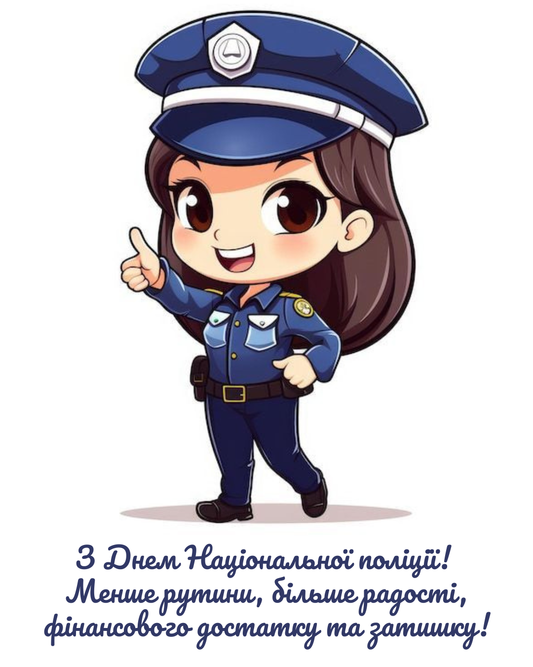 С Днём Национальной полиции 2026: стильные картинки для тех, кто первым приходит на помощь - 877211 С Днём Национальной полиции 2026: стильные картинки для тех, кто первым приходит на помощь - фото 877211