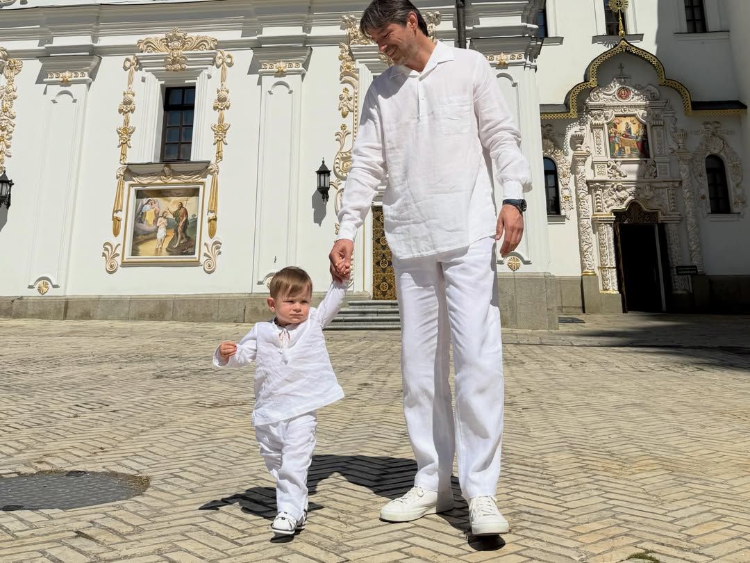 Сергей Притула крестил своего младшего сына в Киево-Печерской Лавре - фото 879186