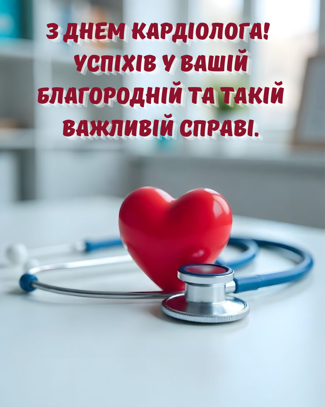 День кардиолога 2026: искренние поздравления и красивые открытки для твоего врача - фото 879442